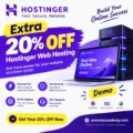 Hostinger Extra 20% Off Ad